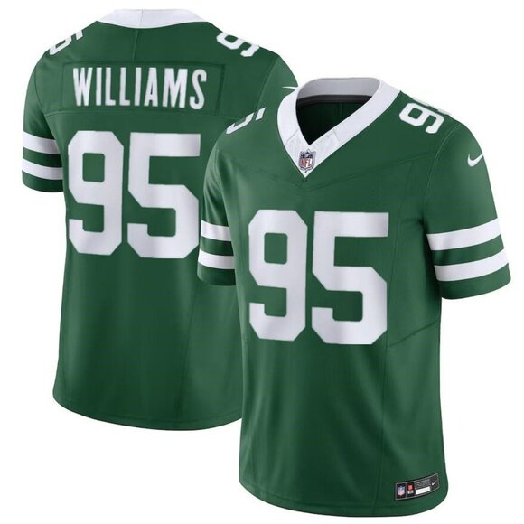 Mens Youths Kids Womens 95 Quinnen Williams GreenVapor Stitched Jersey